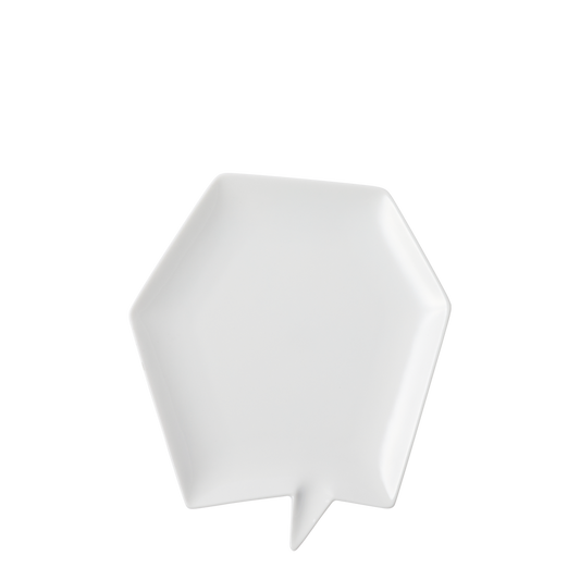 チャット プレート #4 ホワイト