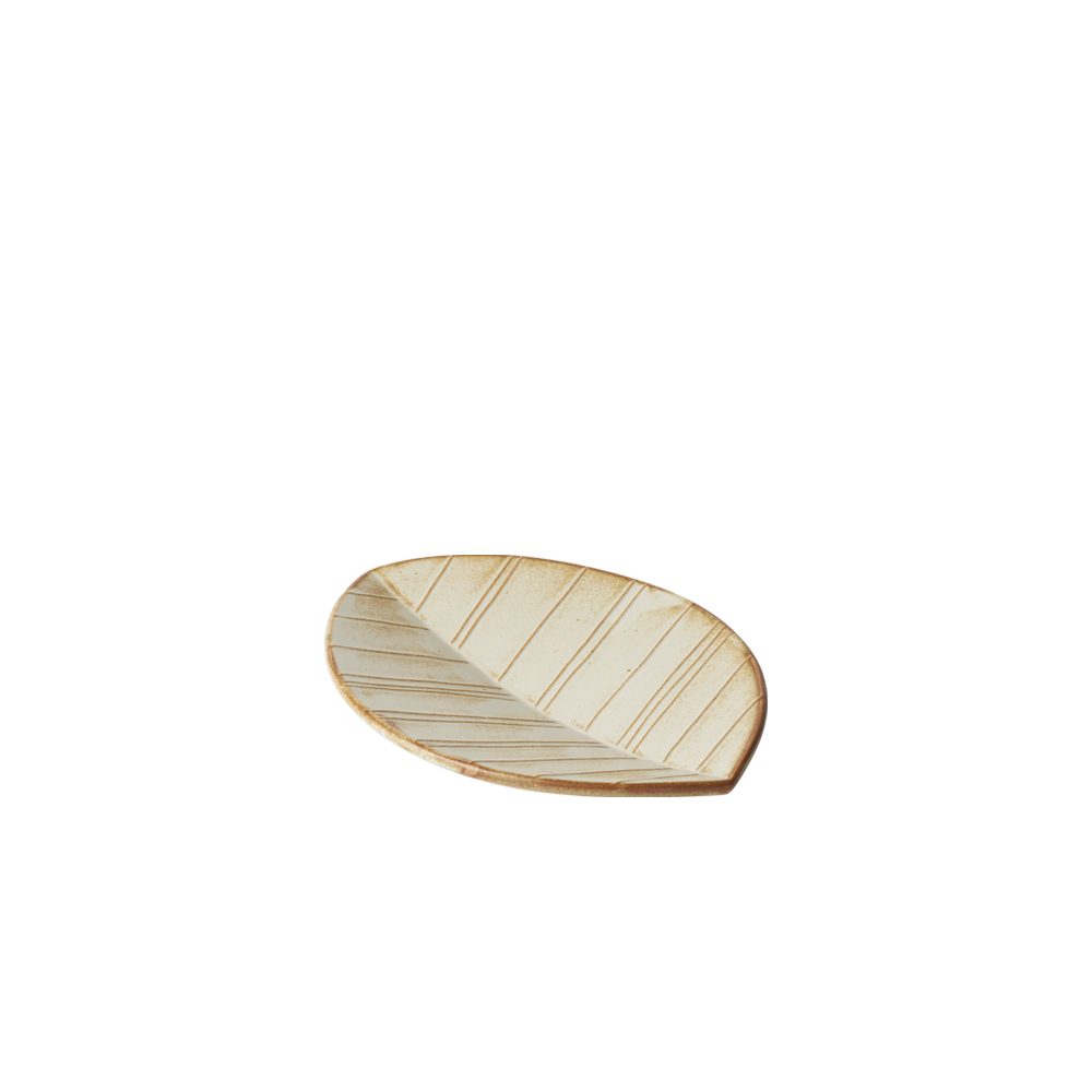葉皿 小皿 白秋