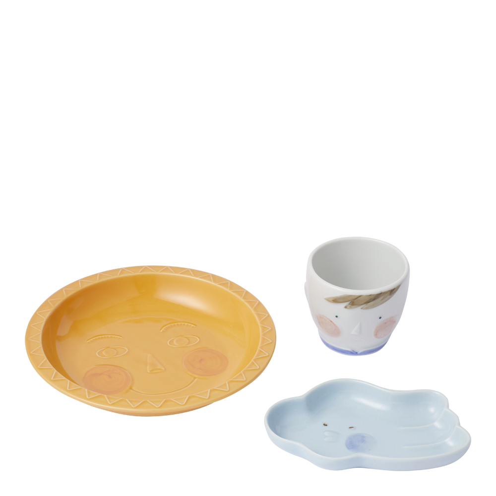 ケランケラン 太陽と北風セット カップ:ブルー