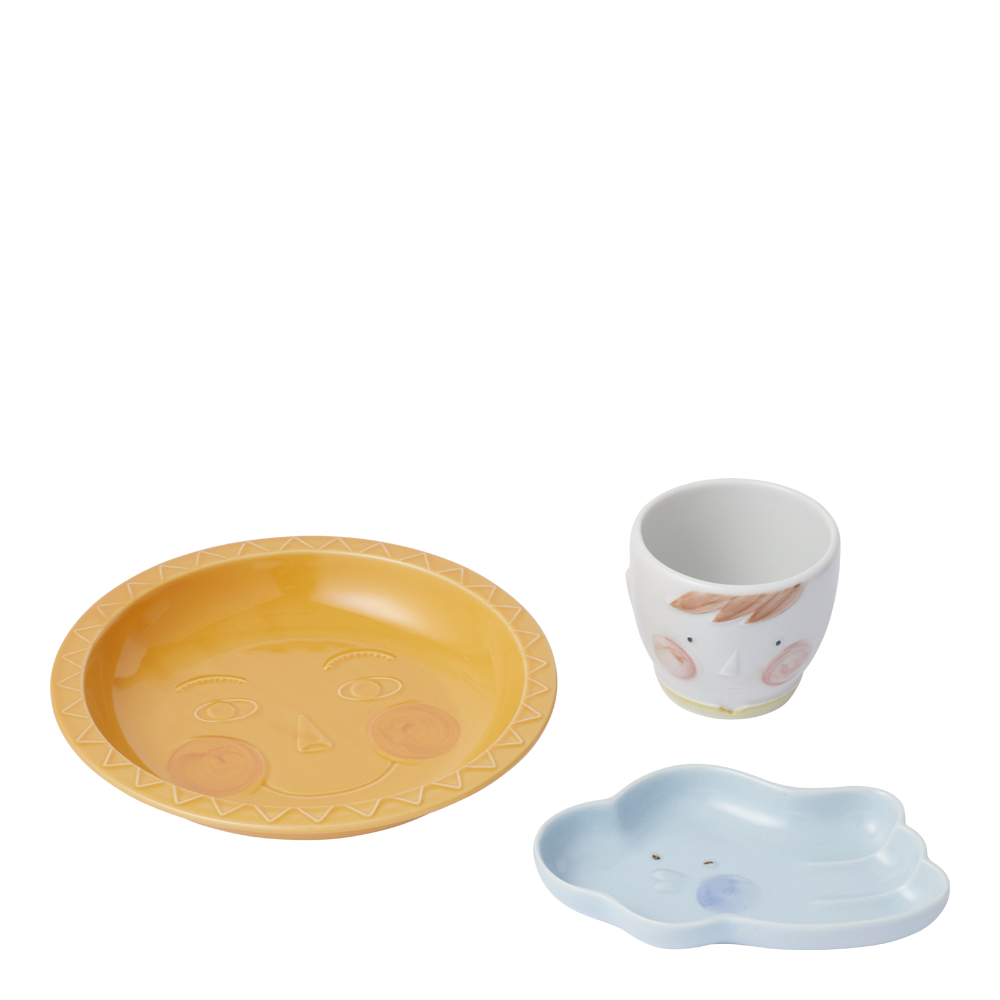 ケランケラン 太陽と北風セット カップ:イエロー
