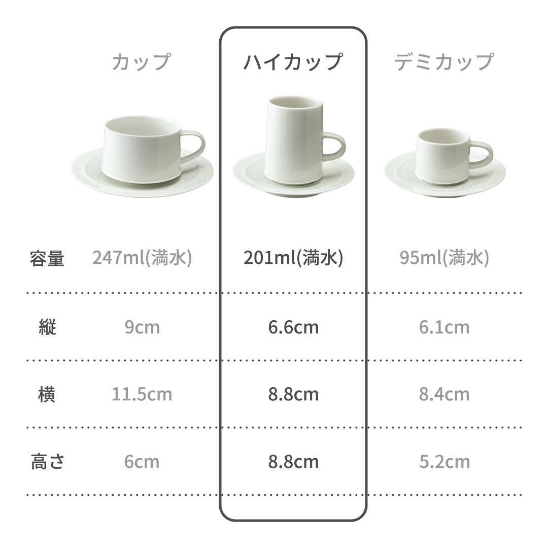 ムーンライト ハイカップソーサー