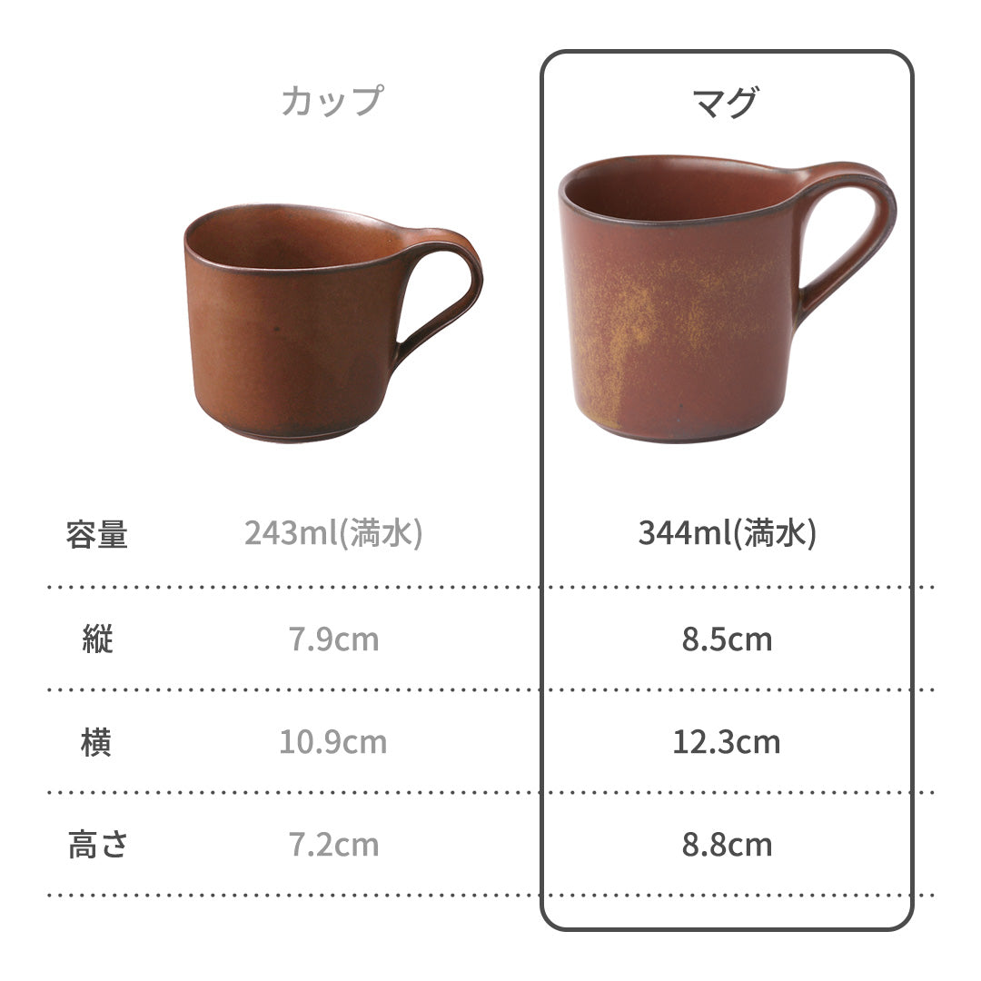 デュエット マグ ブラウン