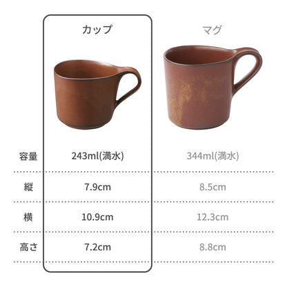 デュエット カップ ブラウン