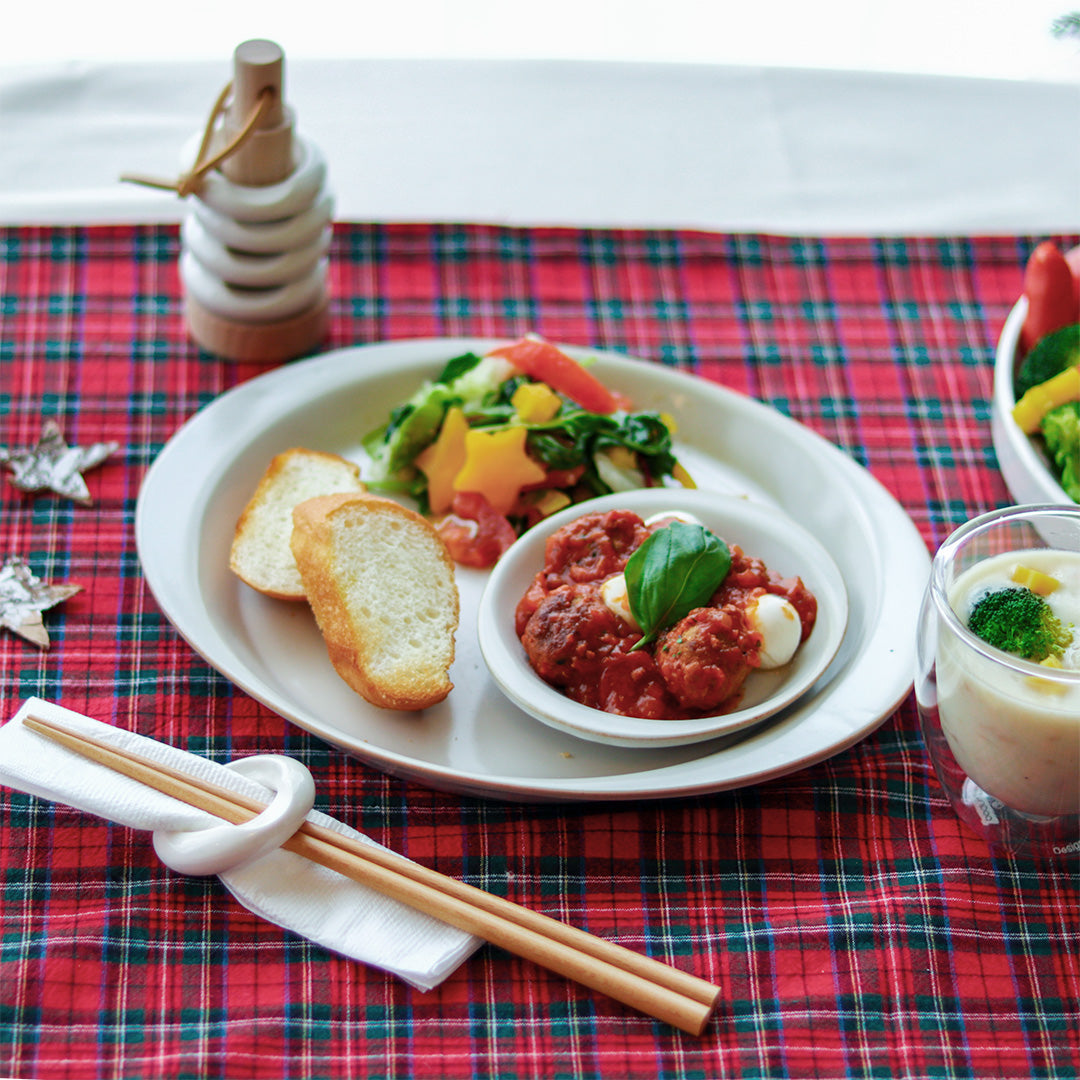 デュエット  プレート (LL) ホワイト