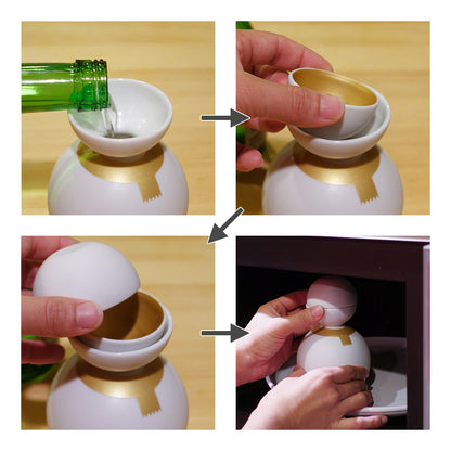 酒器だるま マフラー